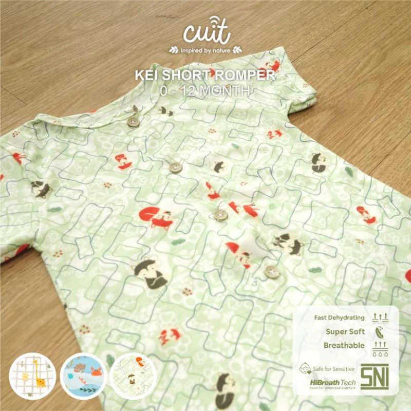 Product image CHARACTER - Kei Short Romper NB Crab